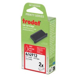 Cassette d'encrage Printy 6/4912A Trodat - Lot de 2