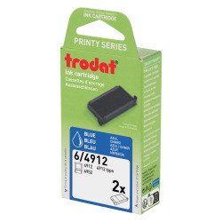 Cassette d'encrage Printy 6/4912A Trodat - Lot de 2