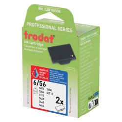 Inktcassette Trodat Professional Line 6/56/2 - Set van 2 in twee kleuren
