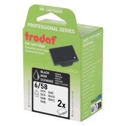 Inktcassette Professional Line 6/58A Trodat - Set van 2 stuks zwart