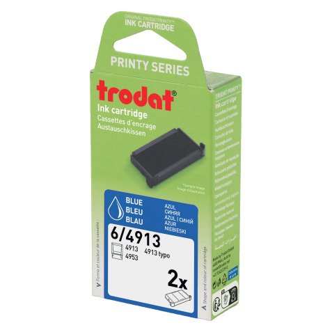 Inktcassette Printy 6/4913B Trodat - Set van 2 stuks