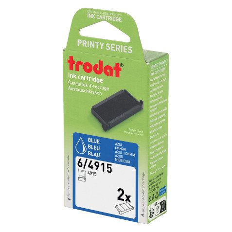 Inktcassette Professional Line 6/4915B Trodat - Set van 2 stuks