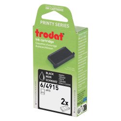 Inktcassette Professional Line 6/4915B Trodat - Set van 2 stuks