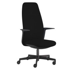 Sedia direzionale ergonomica Levita Unisit in tessuto