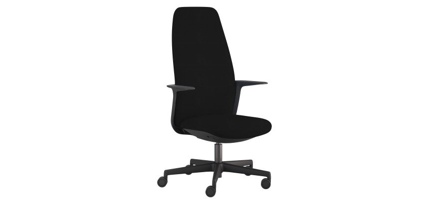 Sedia direzionale ergonomica Levita Unisit in tessuto