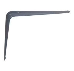 Console emboutie acier - L : 150 mm - H : 125 mm - gris