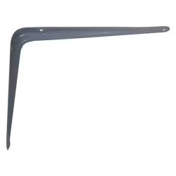 Console emboutie acier - L : 150 mm - H : 125 mm - gris