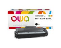 OWA Remanufactured Toner Equivalent to Brother TN2510XL Black for Laser Printer