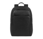 Piquadro zaino grande per pc 15,6" e ipad 31x44x13 cm Nero