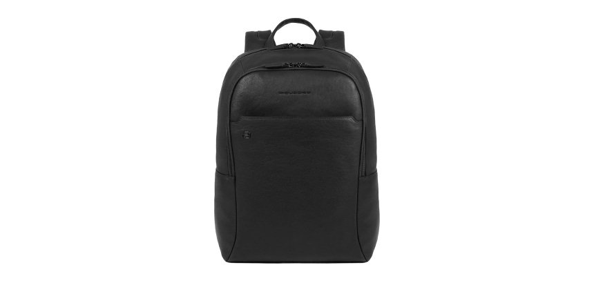 Piquadro zaino grande per pc 15,6" e ipad 31x44x13 cm Nero