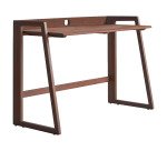 Bureau pliable en teck massif fonce philip