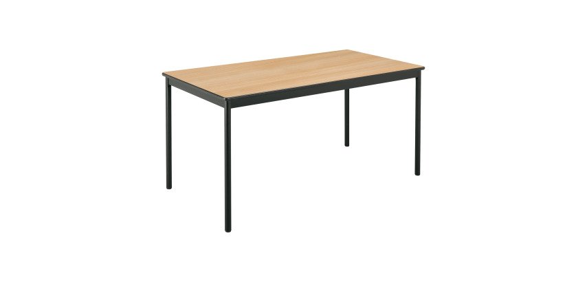 Table de réunion modulaire rectangle avec bords arrondis antichocs L 140 x  P 70 cm Multiformes confort