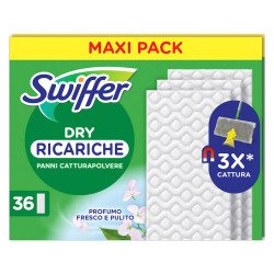 Panni cattura polvere Swiffer Dry - 36 pz