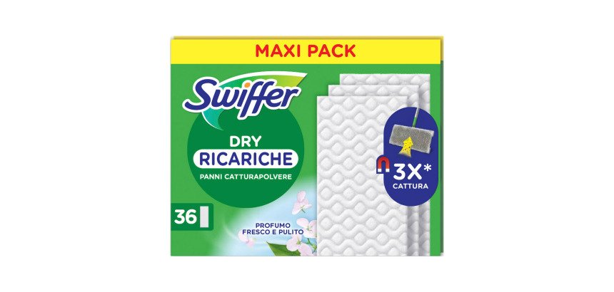 Panni cattura polvere Swiffer Dry - 36 pz