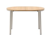 Tafel Montuiri met uitschuifbaar blad in eiken fineer ø 120 (200) x 90 cm