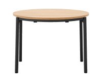 Tafel Montuiri met verlengbaar rond blad van eiken fineer ø 90 (170) cm