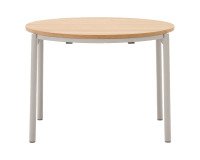 Tisch Montuiri aus Eichenfurnier, ausziehbar, Ø 90 (170) cm