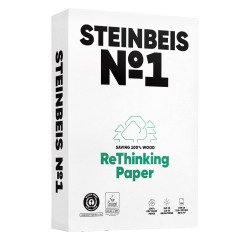 Gerecycleerd papier A4 wit 80 g Steinbeis N°1 - Pak van 500 vellen