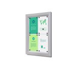 Vitrine Extérieure Verrouillable Slim 4 x A4