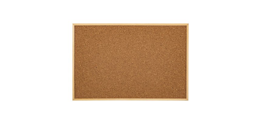 Pannello in sughero cornice legno 40x60