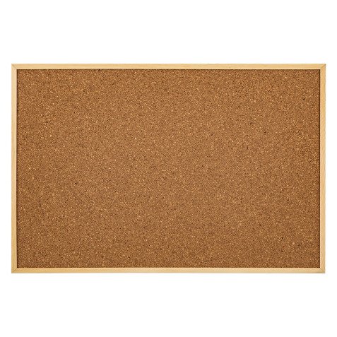 Pannello sughero cornice legno 40x60