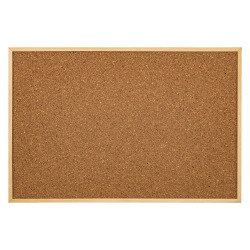 Bacheca in Sughero con cornice in Legno 60x90
