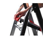 Scala pieghevole Altrex Double Decker per uso professionale e domestico in alluminio, 3 gradini