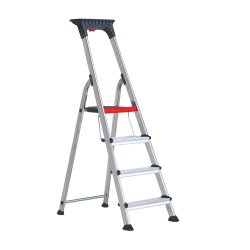 Scala pieghevole Altrex Double Decker per uso professionale e domestico in alluminio, 4 gradini
