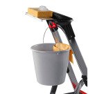 Scala pieghevole Altrex Double Decker per uso professionale e domestico in alluminio, 3 gradini