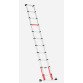 Scala telescopica Altrex Smartup Go in alluminio, 11 scalini
