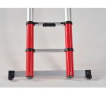 Scala telescopica Altrex Smartup Go in alluminio, 11 scalini