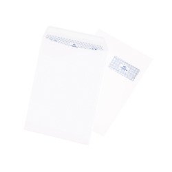 Pochette velin blanc 229 x 324 mm La Couronne 90 g avec fenêtre 50 x 110 mm - Boîte de 250