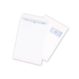 Pochette velin blanc 229 x 324 mm La Couronne 90 g avec fenêtre 50 x 110 mm - Boîte de 250