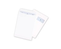 Pochette velin blanc 229 x 324 mm La Couronne 90 g avec fenêtre 50 x 110 mm - Boîte de 250