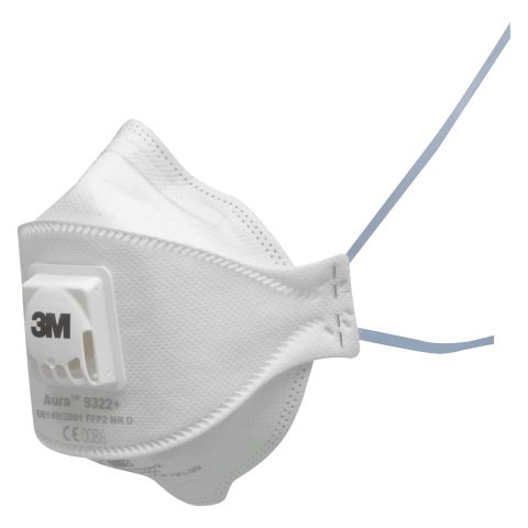 Mascarilla FFP2 con valvula 9322 3M - paquete de 10