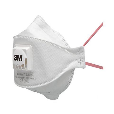 Mascarilla FFP3 con valvula 9332 3M - paquete de 10