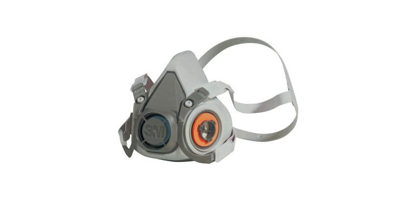 Media mascara reutilizable 6200 3M para gases, vapores y partículas