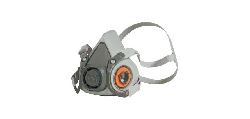 Media mascara reutilizable 6200 3M para gases, vapores y partículas