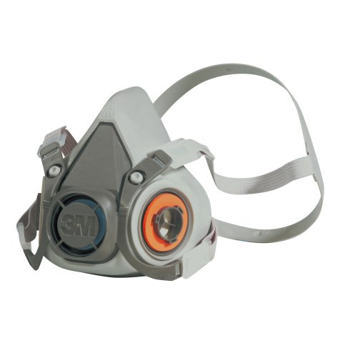 Media mascara reutilizable 6200 3M para gases, vapores y partículas