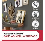 Languettes adhésives Command 3M taille S jusqu'à 1,8 kg - Blister de 4 x 2