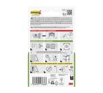 Languettes adhésives Command 3M taille S jusqu'à 1,8 kg - Blister de 4 x 2