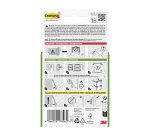 Languettes adhésives noires 3M Command taille L - Blister de 4 x 2