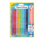 Stylo feutre Papermate Flair Dual double pointe écriture moyenne - Pochette de 8