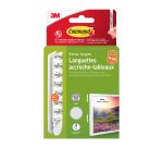 Languettes adhésives Command 3M taille XL jusqu'à 9 kg - Blister de 4 x 2