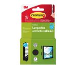 Languettes adhésives noires Command 3M taille S jusqu'à 1,8 kg - Blister de 4 x 2