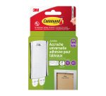 Accroche adhésif tête de clou acier Command 3M jusqu'à 3,6 Kg