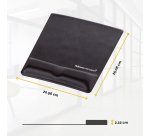 Alfombrilla reposamuñecas antibacteriano Fellowes