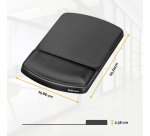 Alfombrilla de ratón con reposamuñecas y altura ajustable de Fellowes