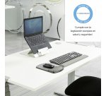 Alfombrilla de ratón con reposamuñecas y altura ajustable de Fellowes