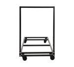Chariot de rangement pour tables pliantes d'exterieur